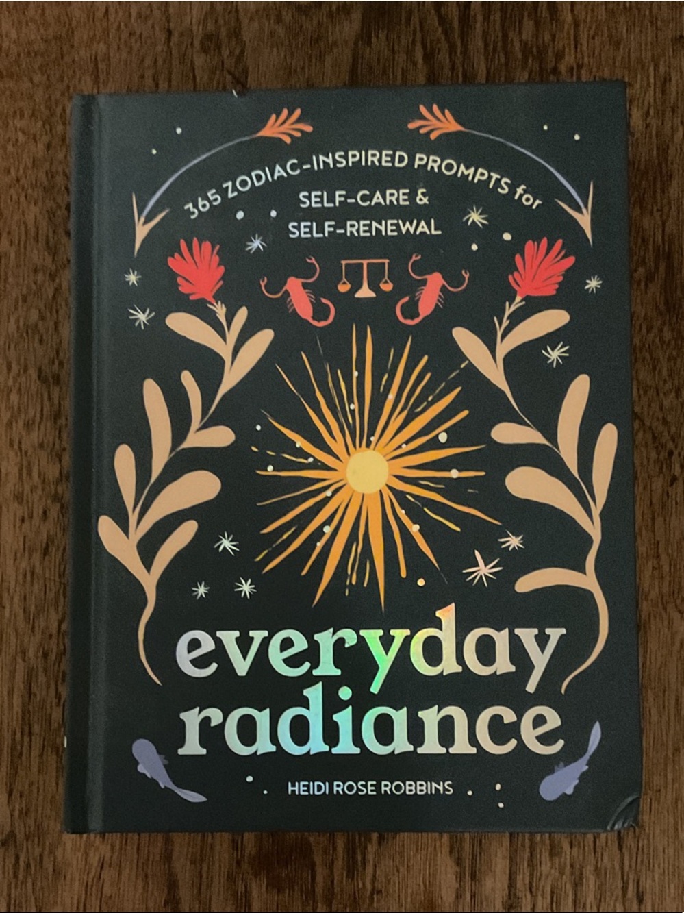 Chronicle Books Everyday Radiance Book - Black with Gold and Red Accents